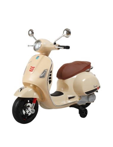 RUNRUTOYS MOTO VESPA 12V. BEIGE