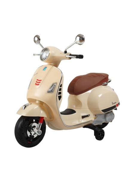 RUNRUTOYS MOTO VESPA 12V. BEIGE