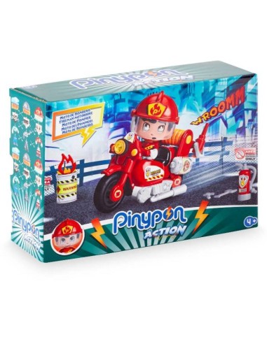 PIN Y PON ACTION MOTO BOMBERO
