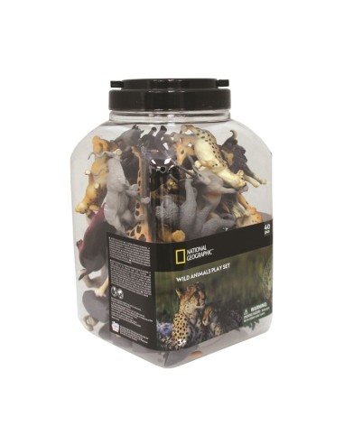 ANIMALES SALVAJES 40 PZAS