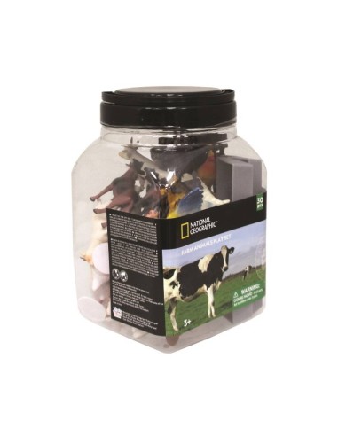 CUBO 30 PZAS ANIMALES GRANJA