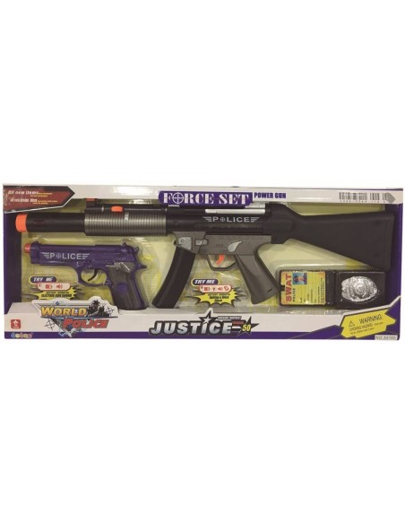 METRALLETA POLICIA LUZ Y SONIDO