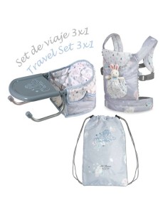 SET VIAJE PORTABEBE MAS TRONA PORTATIL