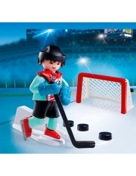 PLAYMOBIL JUGADOR DE HOCKEY SOBRE HIELO