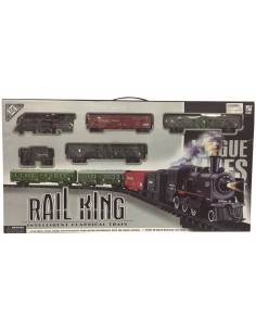TREN RAIL KING 1,6METROS LUZ Y HUMO