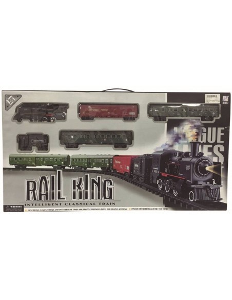 TREN RAIL KING 1,6METROS LUZ Y HUMO