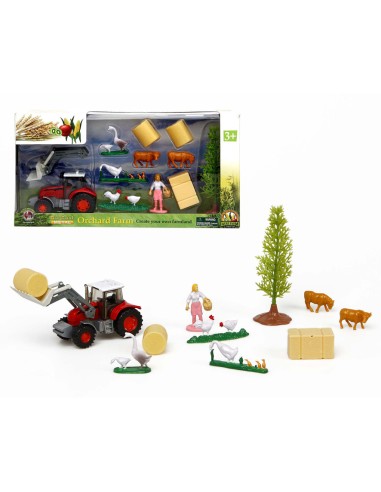 TRACTOR AGRICOLA Y ANIMALES