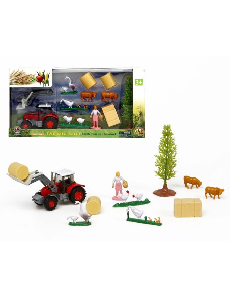 TRACTOR AGRICOLA Y ANIMALES