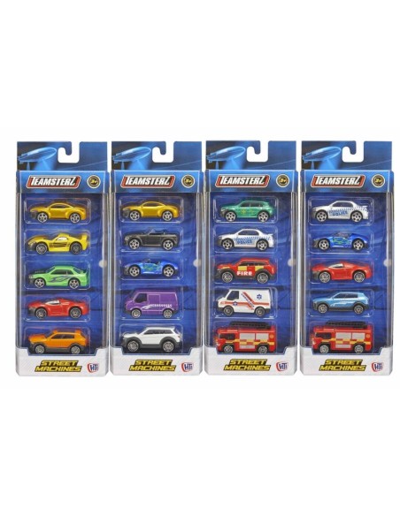 PACK DE 5 COCHES TEAMSTERZ