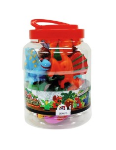 BOTE ANIMALES DINOS 10 PZAS