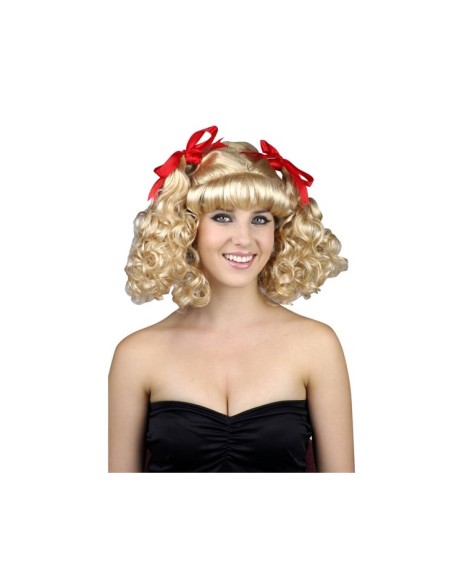 PELUCA RUBIA CON COLETAS