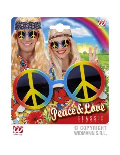 GAFAS PAZ Y AMOR MULTICOLOR