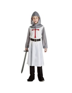 DISFRAZ CABALLERO MEDIEVAL BLANCO 7 A 9