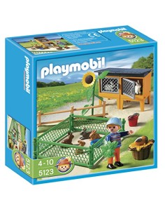 PLAYMOBIL CONEJOS CON CORRAL