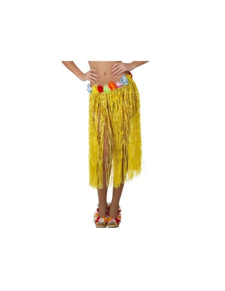 FALDA HAWAINA AMARILLA