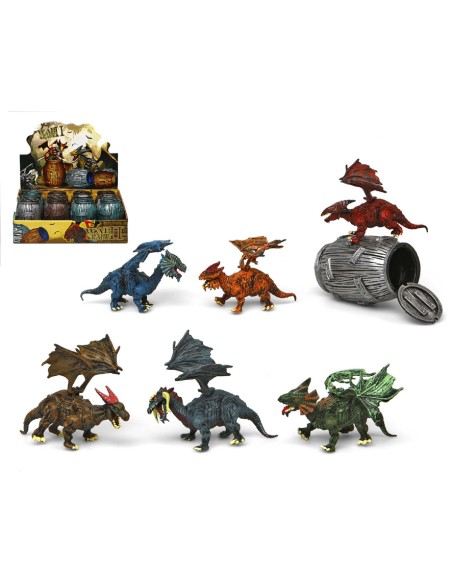 BOTE CON DRAGÓN DESMONTABLE