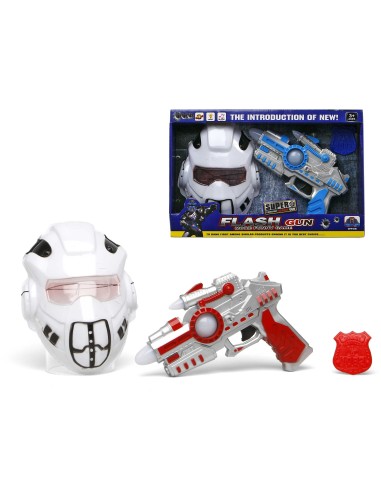 MASCARA MAS PISTOLA LUZ