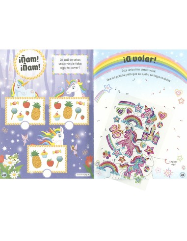 BRILLOS Y JUEGOS UNICORNIOS