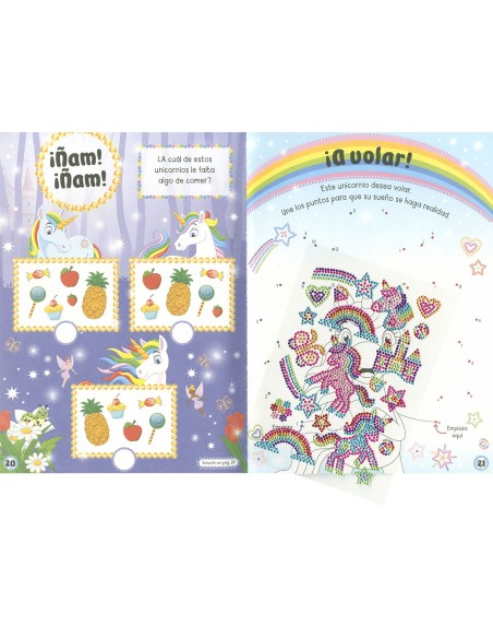 BRILLOS Y JUEGOS UNICORNIOS