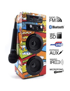 ALTAVOZ BIWOND JOYBOX KARAOKE BLUETOOTH COMIC