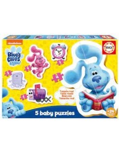 5 BABY PUZZLES BLUES CLUES AND YOU