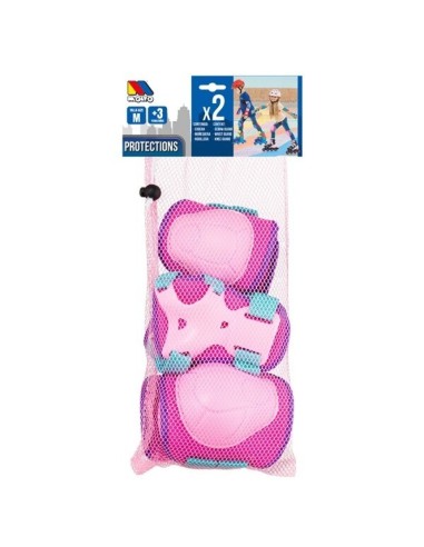 SET DE PROTECCIONES ROSA