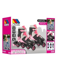 PATINES 4 EN LINEA ROSA