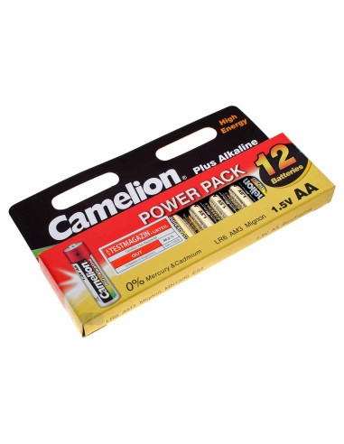 PLUS ALCALINA AA 1 5V 12PZAS CAMELION