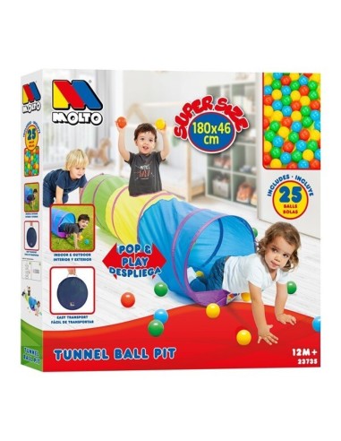 TUNEL DE BOLAS, CON 25 BOLAS