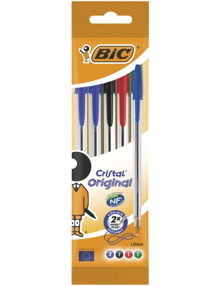 PACK DE 5 BOLIGRAFOS BIC