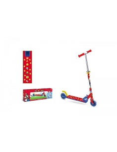 PATINETE ALUMINIO 2 RUEDAS SUPER MARIO