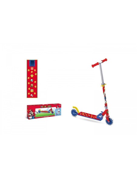PATINETE ALUMINIO 2 RUEDAS SUPER MARIO