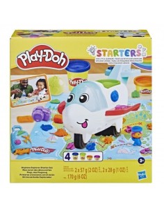 PLAY-DOH PRIMERAS CREACIONES CON EL AVION