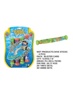 BLISTER 4 BASTONES TELA PISCINA