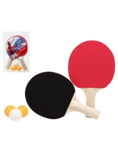 RAQUETA DE PIN PONG CON PELOTAS