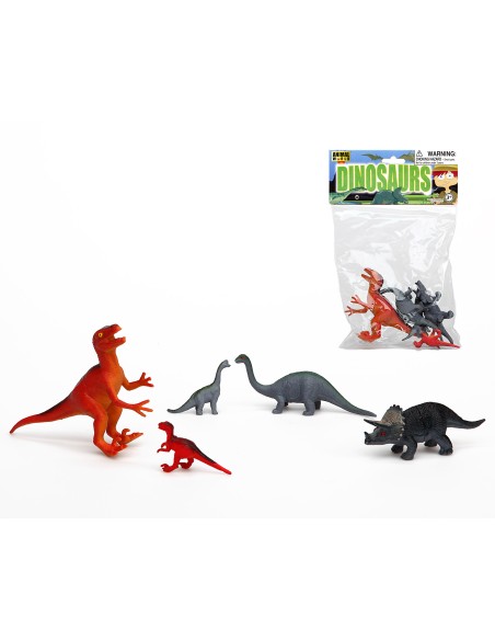CINCO DINOSAURIOS BOLSA