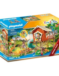 Aventura en la Casa del Árbol con tobogán