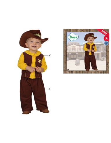 DISFRAZ VAQUERO BEBE 6-12 MESES