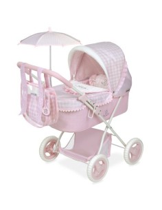 Coche de muñeca plegable con sombrilla - para muñecas de...