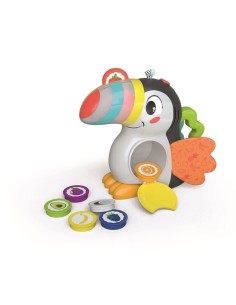 Tucán frutas y colores