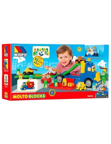 MOLTO BLOCKS TRUCK+10 BLOQUES