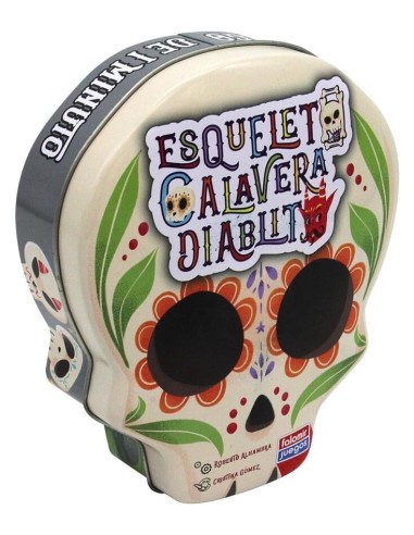 ESQUELETO CALAVERA DIABLITO C/LATA