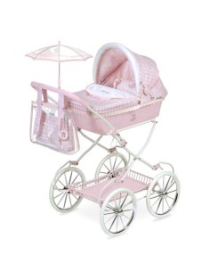 Coche de muñeca plegable con sombrilla - para muñecas de...