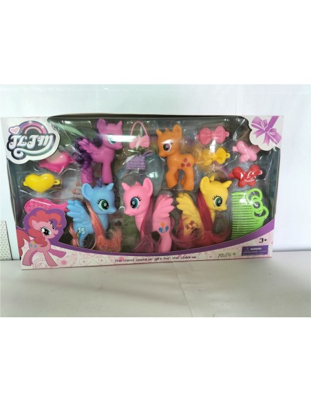 PACK 5 PONYS C/ACCESORIOS