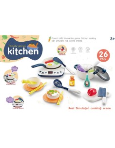 SET COCINA LUZ Y SONIDO 26pcs
