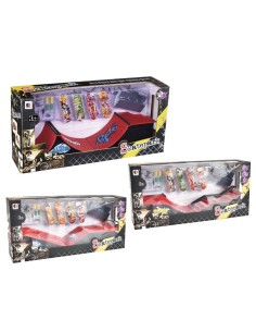 SET SKATEPARK C/4 MONOPATIN Y ACCESORIOS