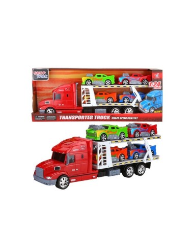 CAMIÓN PORTA 4 COCHES AMER1/24
