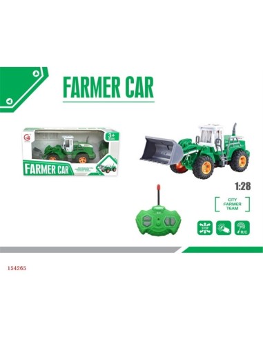 TRACTOR CON PALA R/C 1:28