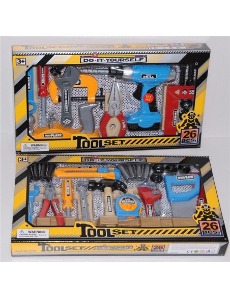 SET HERRAMIENTAS 26PCS SURTID
