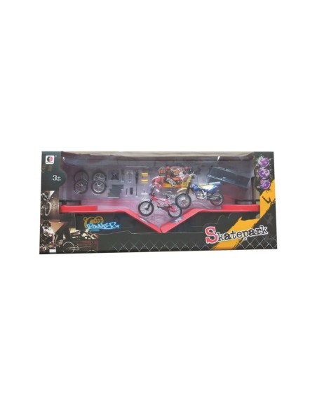 SET 2 RAMPAS C/BICI-MOTO-MONOPATIN Y ACCESORIOS